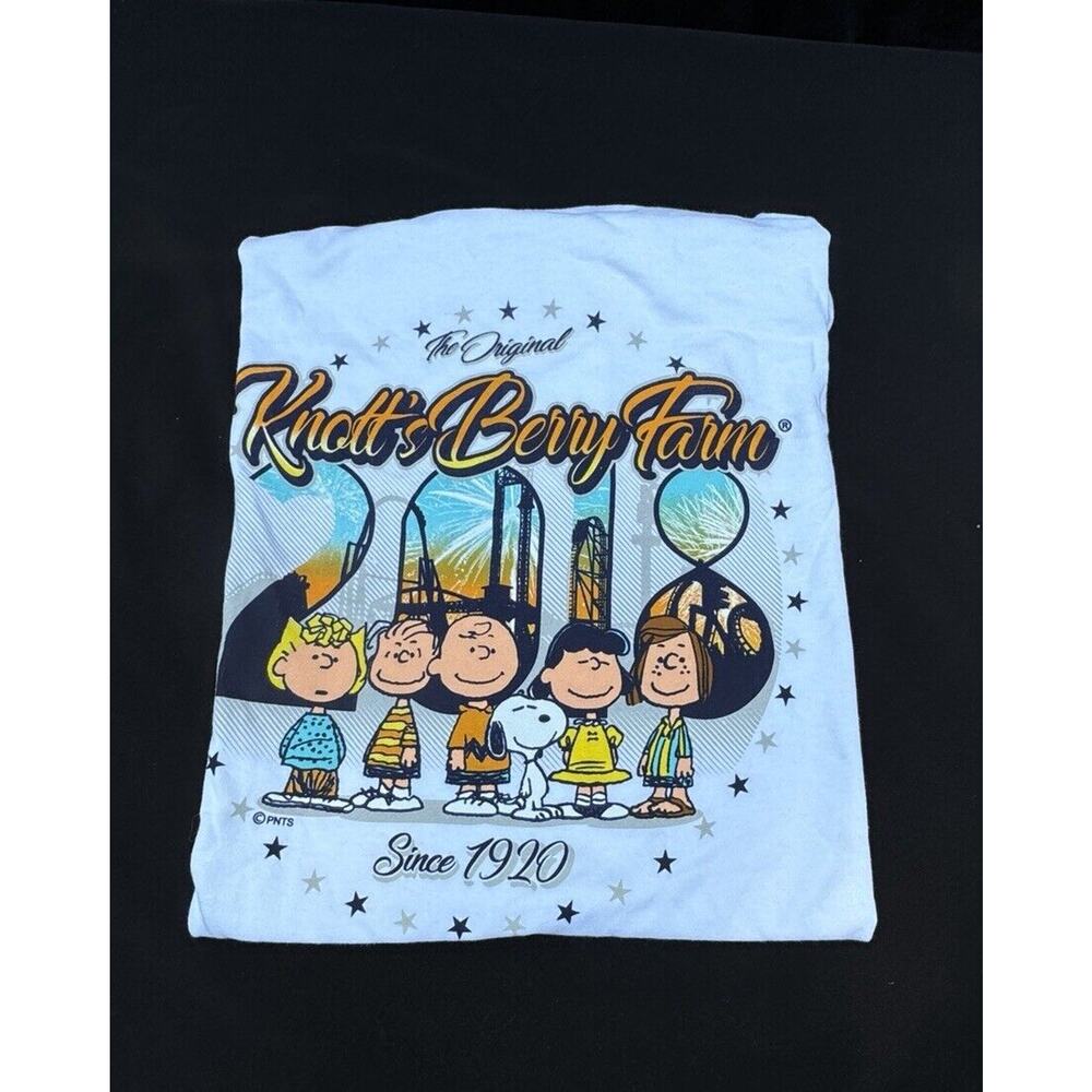 NWT 2018 Paramount Kings Island Peanuts T-Shirt Sz 3XL Charlie Brown Snoopy New!